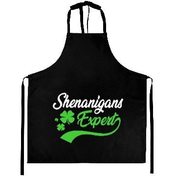Discover Shenanigans Expert Funny St Patrick Day Aprons