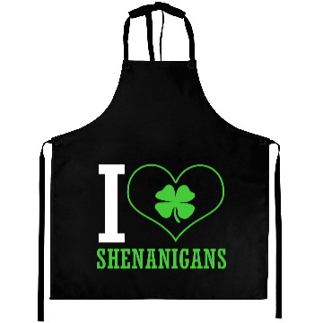 Discover St Patrick Day I Love Shenanigans Aprons