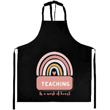 Discover cute teaching typography Aprons