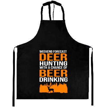 Discover Deer Hunter And Beer Weekend Forecast Hunting Aprons