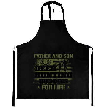 Discover Buck Deer Hunting Hunter Father Aprons