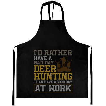 Discover Buck Deer Hunting Hunter I'd Aprons