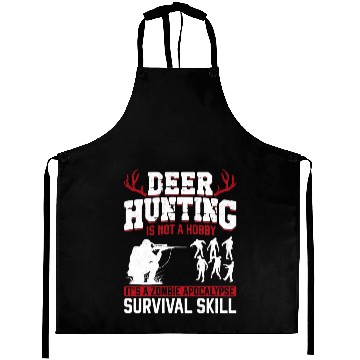 Discover Buck Deer Hunting Hunter Zombie Aprons