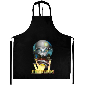 Discover Alien Invasion 1 Aprons
