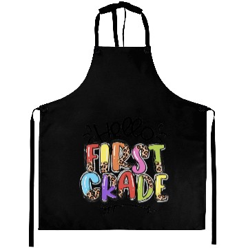 Discover Hello First Grade Back to School Student Teacher Aprons