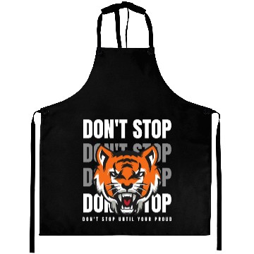 Discover Tiger Black White and Orange - Don t Stop Aprons
