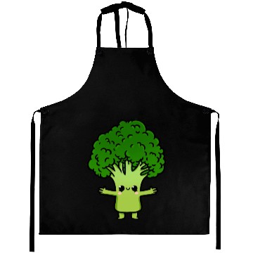 Discover Kawaii Broccoli For Broccoli Lover Aprons