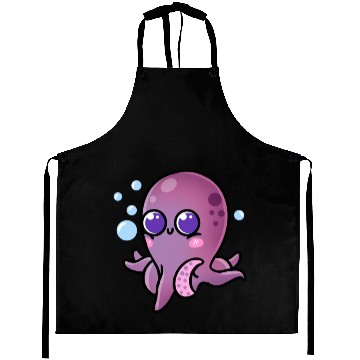 Discover Kawaii Octopus For Octopus Lover Aprons
