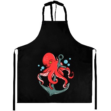 Discover Octopus Anchor for Octopus Lover Aprons
