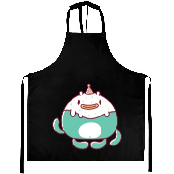 Discover Green Monster Party 7 Aprons