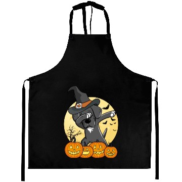 Discover Dabbing Great Dane Halloween Aprons