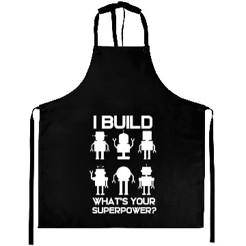 Discover Funny Robotics Engineer Build Robots Aprons