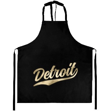 Discover Detroit Michigan Cool Retro 1970S Vintage Aprons