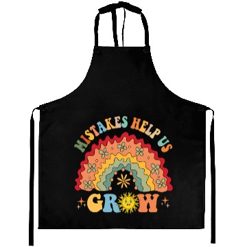 Discover Mistakes Help Us Grow Groovy Growth Mind Aprons