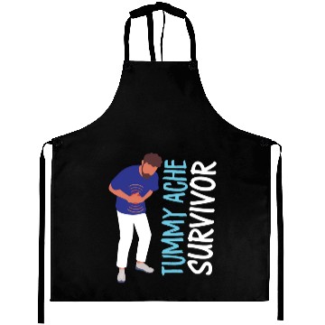 Discover Tummy Ache Survivor Stomachache Aprons