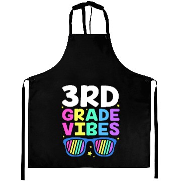 Discover 3rd Grade Vibes Back To School Third Grade Aprons