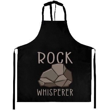 Discover Rock Whisperer for Geology Lover Aprons