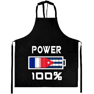 Discover France and Cuba power 100% Aprons