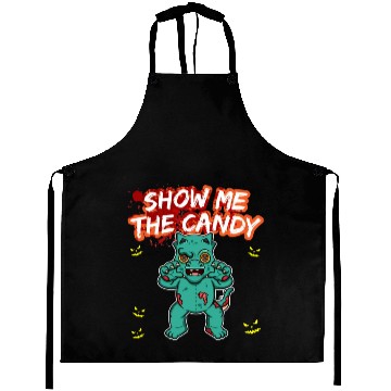 Discover Show Me The Candy Halloween Costume Trick Or Treat Aprons