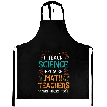 Discover Science Teacher Funny Saying Teacher's Day Gift Aprons