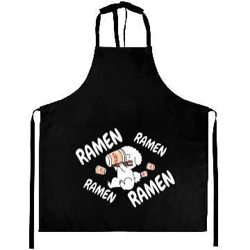 Discover Bichon Frise Instant Ramen Noodles Aprons