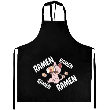 Discover Sphynx Cat Instant Ramen Noodles Aprons