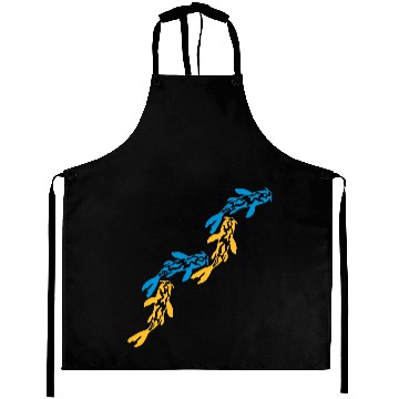 Discover colorful koi fish nishikigoi Aprons