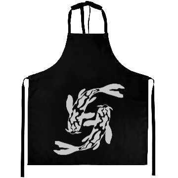 Discover design 2 koi fish Aprons