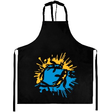 Discover colorful drop 2 koi Aprons