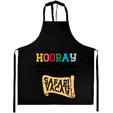 Discover Safari Vacation Camping Travel Guide Aprons