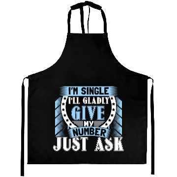 Discover Single Independent Relationship Status Gift Idea Aprons