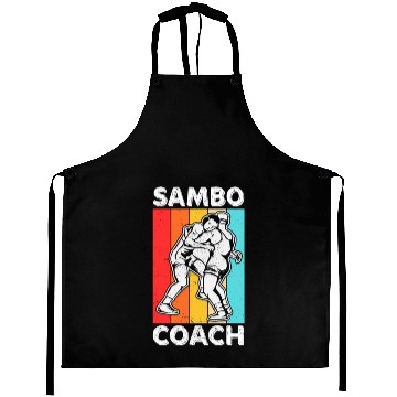 Discover Sambo Coach Training Fighter Martial Arts Aprons