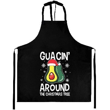 Discover Christmas Guacin Around The Tree Avocado Xmas Aprons