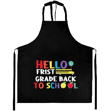 Discover hello frist grade back to school Aprons