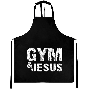 Discover Gym and Jesus Christian Workout Gym and Jesus Aprons