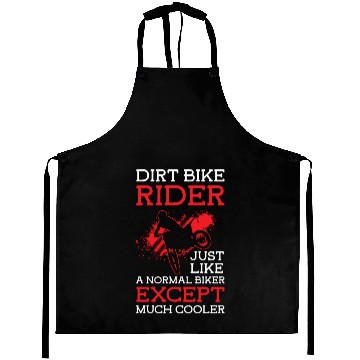 Discover Dirt Bike Motorcyclists Sport Machine Aprons