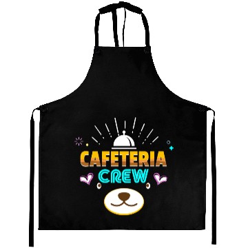 Discover Cafeteria Crew School Lunch Lady Worker Squad Aprons