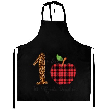 Discover Leopard 1 is For 1st Grade Teacher Aprons