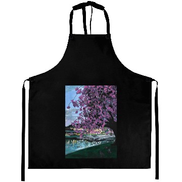 Discover Festplass Swans and Cherry Flowers week 17 Aprons