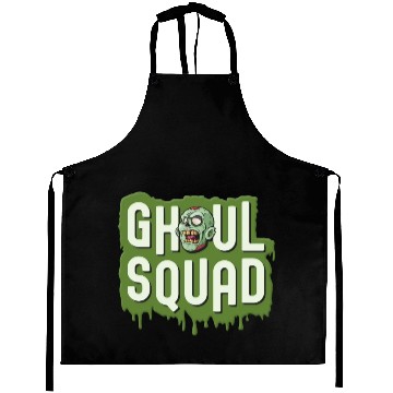 Discover Ghoul Squad Creepy Scary Zombie Cute Halloween Aprons