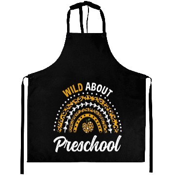 Discover Wild About Preschool Teacher Rainbow Aprons