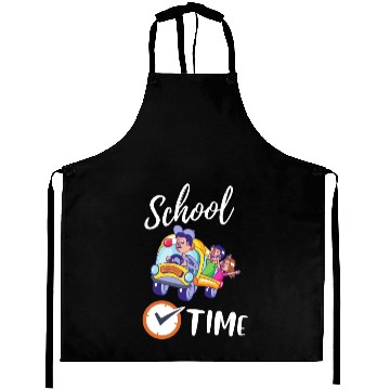 Discover School Time Aprons