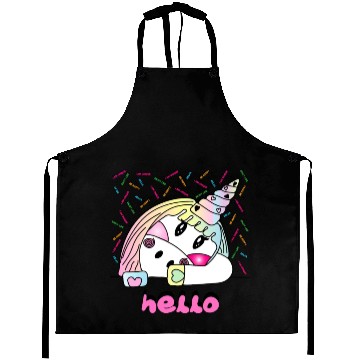 Discover Happy Unicorn Aprons