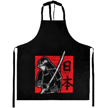 Discover Japan Manga Flag Aprons