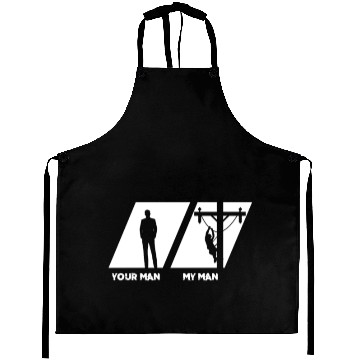 Discover Your Man My Man, Lineman Aprons