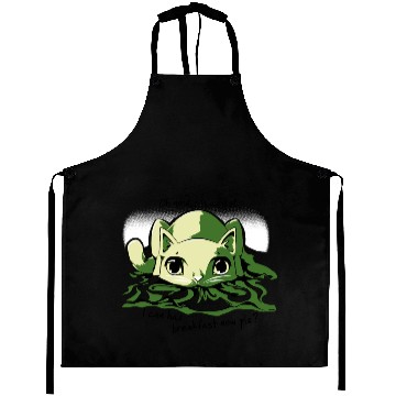 Discover green cat Aprons