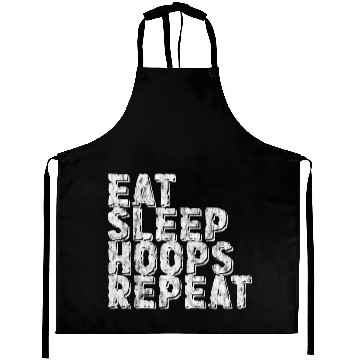 Discover Eat Sleep Hoops Repeat 3 Aprons