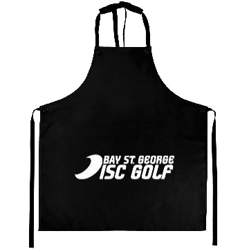 Discover disc golf white transparent Aprons