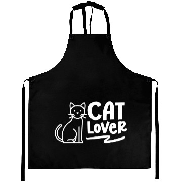 Discover Cat Lover Pet Cats Animal Aprons