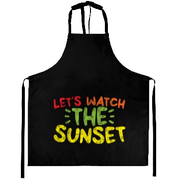 Discover Let's Watch The Sunset 3 Aprons